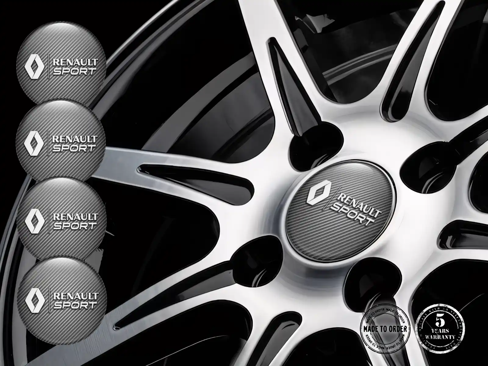 Renault Aufkleber Dome Edition Harz Emblem Labels